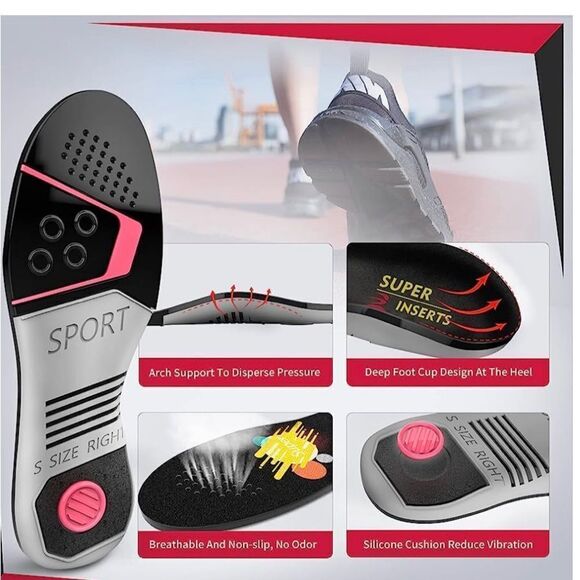 Supinserts insoles BUNDLE of two unisex. Size Men 6.5-8/Women 8.5-10.  Crosspost - Picture 2 of 11